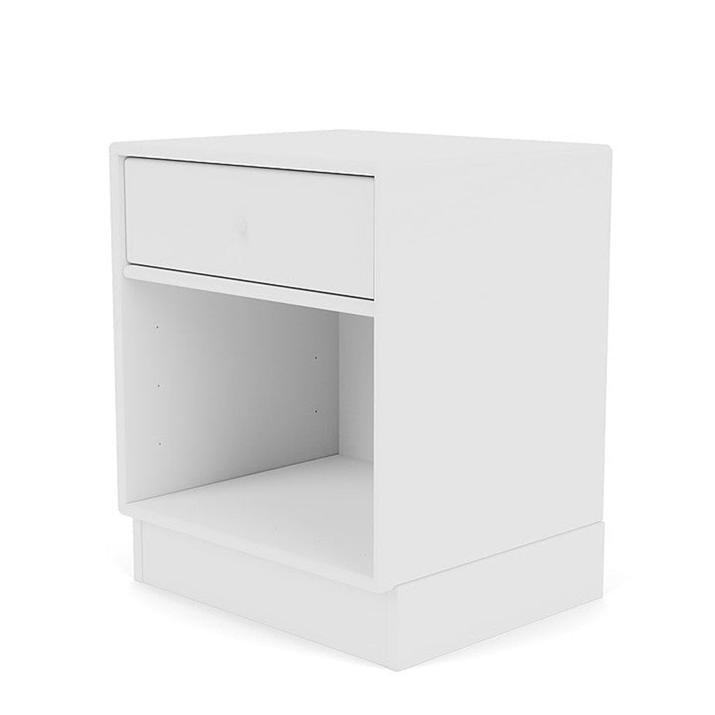 [product_category]-Montana Dream Nightstand With 7 Cm Plinth, New White-Montana Furniture-5714322205160-000DREAM-101-07-MON-1