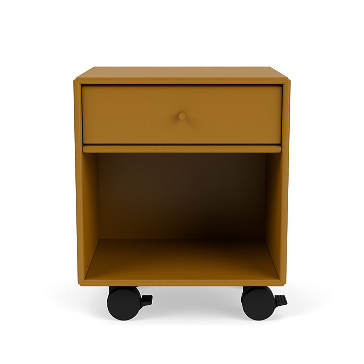 [product_category]-Montana Dream Nightstand With Castors, Amber Yellow-Montana Furniture-5714322380447-000DREAM-142-05-MON-2