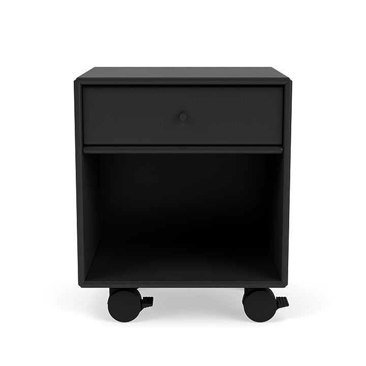 [product_category]-Montana Dream Nightstand With Castors, Black-Montana Furniture-5714322379939-000DREAM-05-05-MON-2