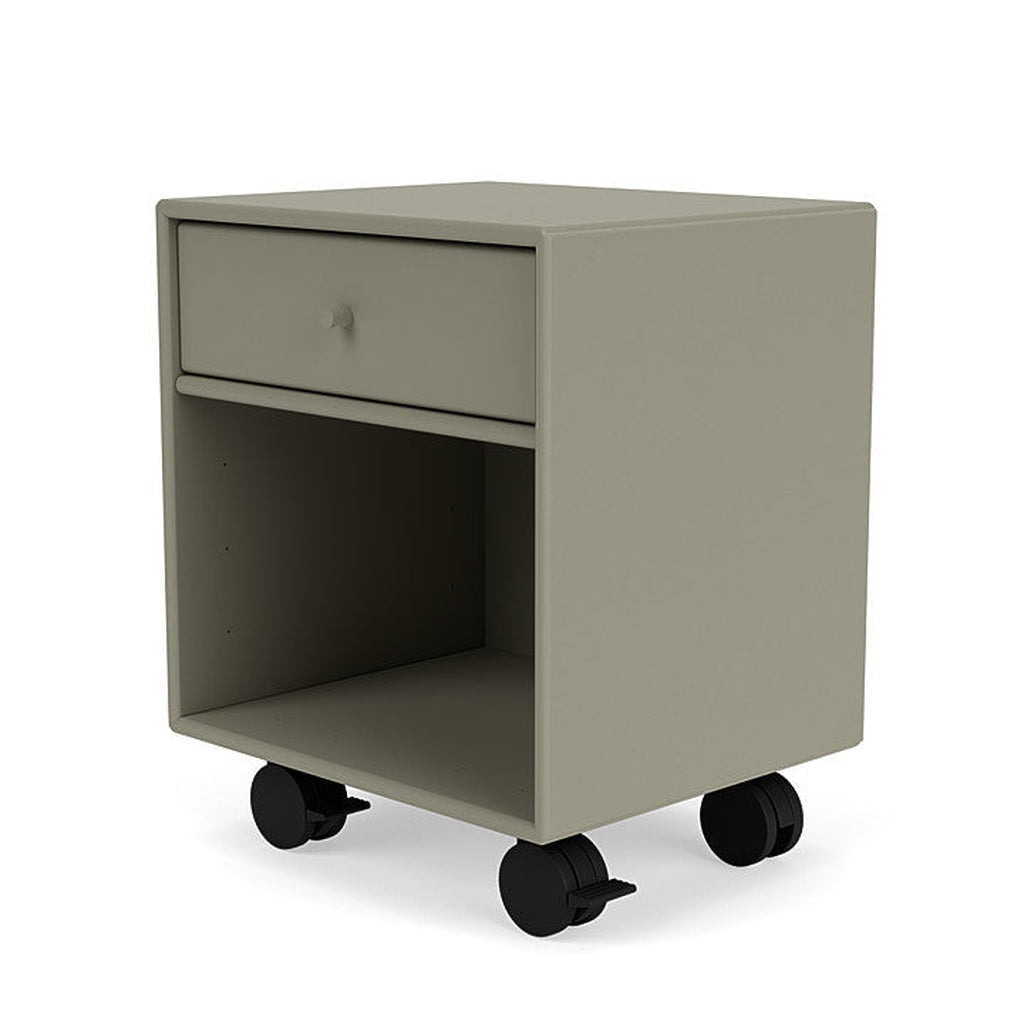 [product_category]-Montana Dream Nightstand With Castors, Fennel Green-Montana Furniture-5714322380591-000DREAM-144-05-MON-1