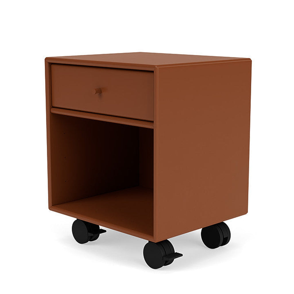 [product_category]-Montana Dream Nightstand With Castors, Hazelnut Brown-Montana Furniture-5714322380751-000DREAM-146-05-MON-1