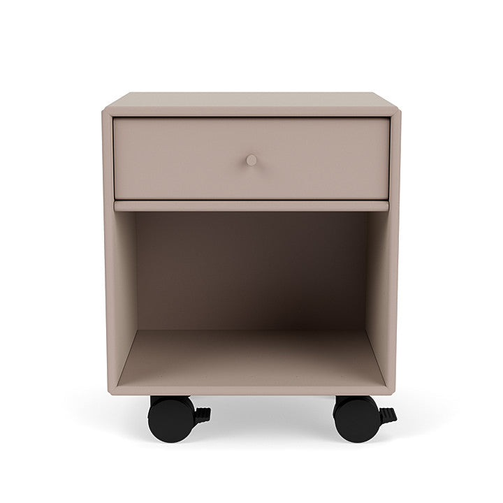 [product_category]-Montana Dream Nightstand With Castors, Mushroom Brown-Montana Furniture-5714322205290-000DREAM-137-05-MON-2