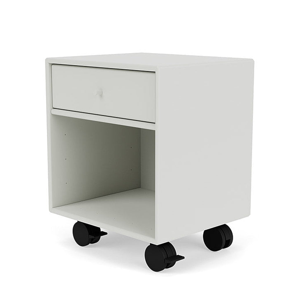 [product_category]-Montana Dream Nightstand With Castors, Nordic White-Montana Furniture-5714322205078-000DREAM-09-05-MON-1