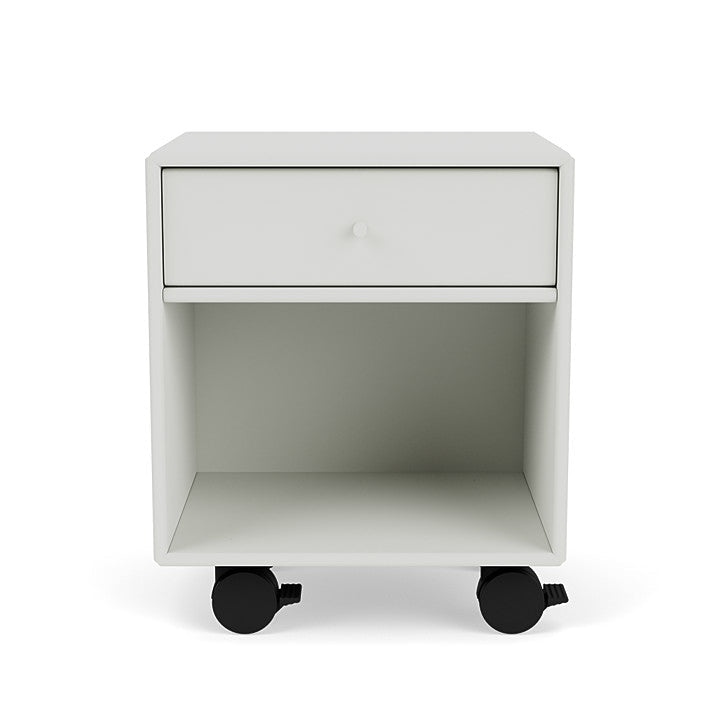 [product_category]-Montana Dream Nightstand With Castors, Nordic White-Montana Furniture-5714322205078-000DREAM-09-05-MON-2