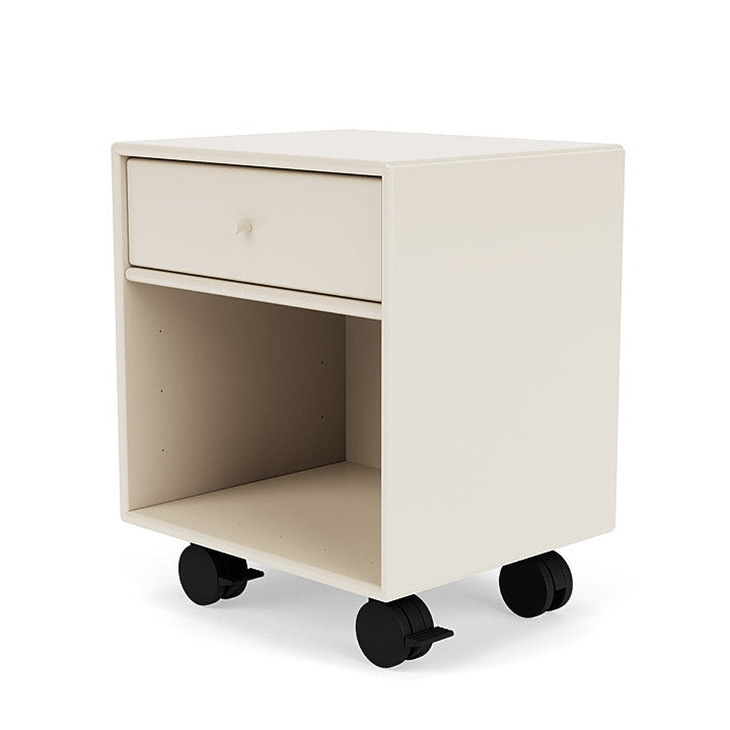 [product_category]-Montana Dream Nightstand With Castors, Oat-Montana Furniture-5714322381482-000DREAM-158-05-MON-1
