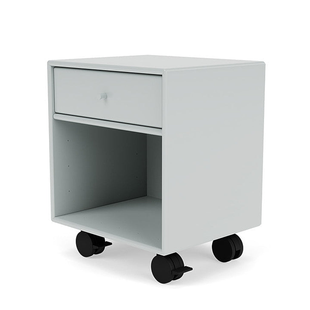 [product_category]-Montana Dream Nightstand With Castors, Oyster Grey-Montana Furniture-5714322381376-000DREAM-156-05-MON-1