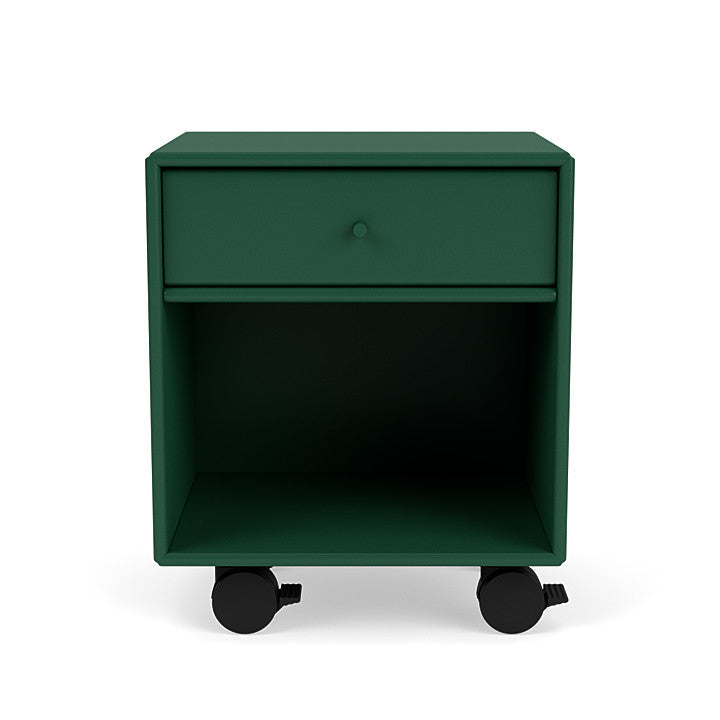 [product_category]-Montana Dream Nightstand With Castors, Pine Green-Montana Furniture-5714322380089-000DREAM-136-05-MON-2