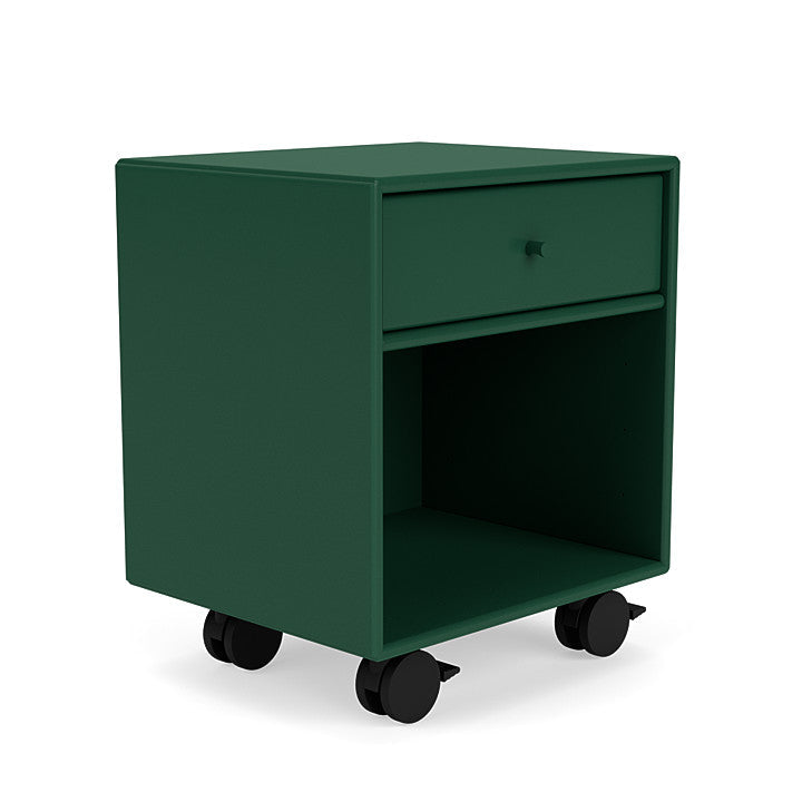 [product_category]-Montana Dream Nightstand With Castors, Pine Green-Montana Furniture-5714322380089-000DREAM-136-05-MON-3