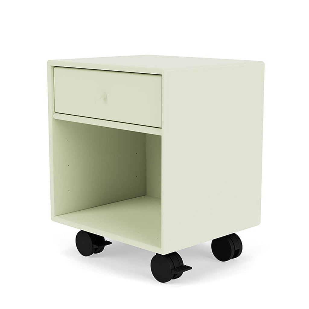 [product_category]-Montana Dream Nightstand With Castors, Pomelo Green-Montana Furniture-5714322380300-000DREAM-140-05-MON-1