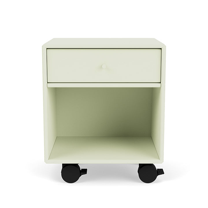 [product_category]-Montana Dream Nightstand With Castors, Pomelo Green-Montana Furniture-5714322380300-000DREAM-140-05-MON-2