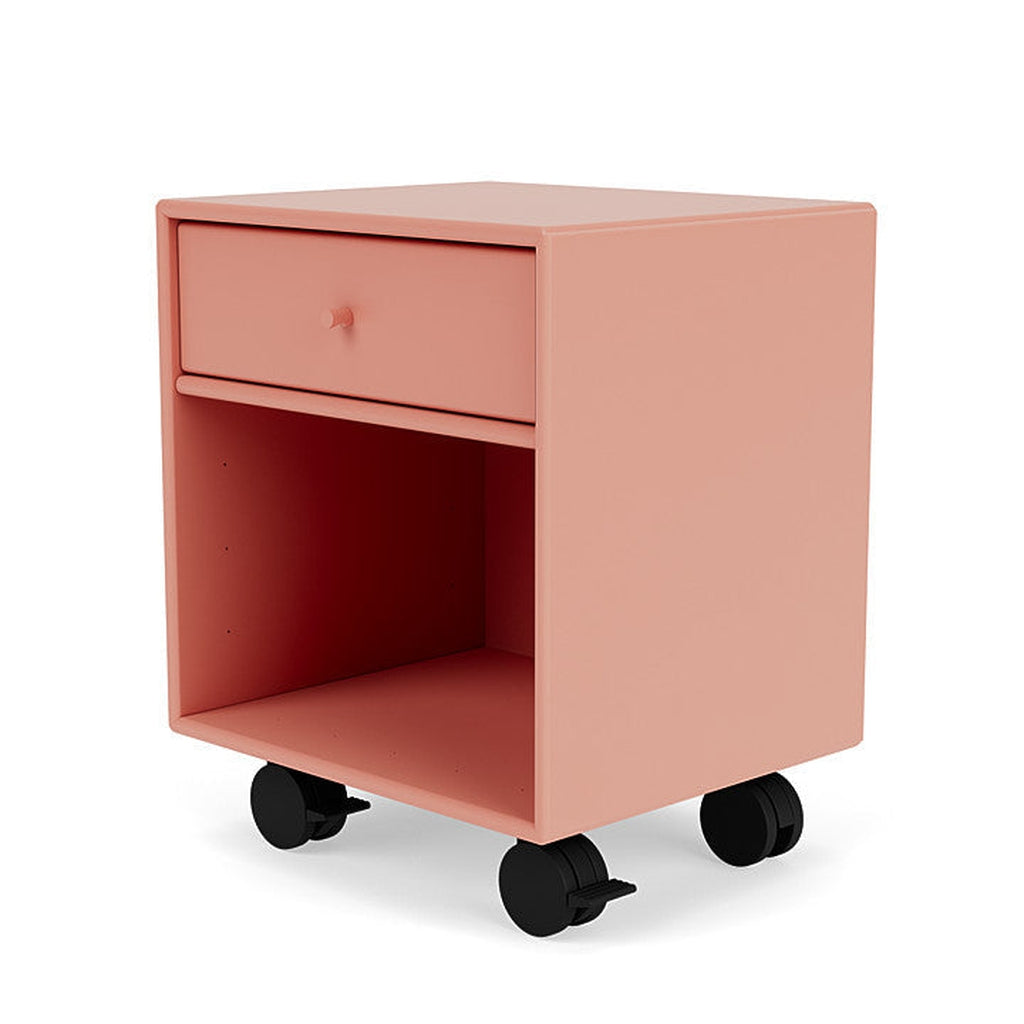 [product_category]-Montana Dream Nightstand With Castors, Rhubarb Red-Montana Furniture-5714322381055-000DREAM-151-05-MON-1