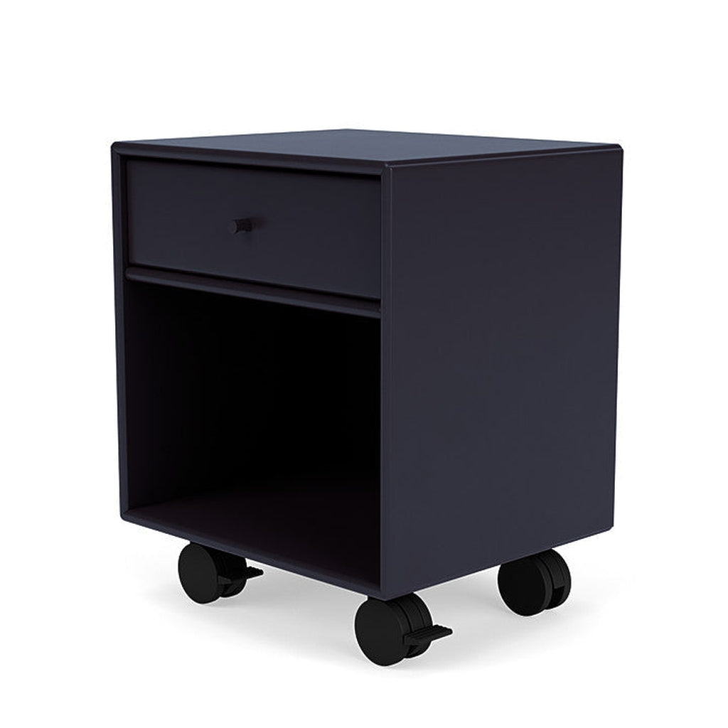 [product_category]-Montana Dream Nightstand With Castors, Shadow-Montana Furniture-5714322380829-000DREAM-147-05-MON-1
