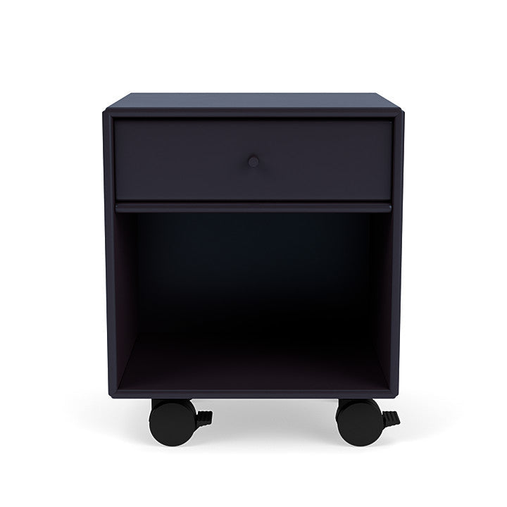 [product_category]-Montana Dream Nightstand With Castors, Shadow-Montana Furniture-5714322380829-000DREAM-147-05-MON-2