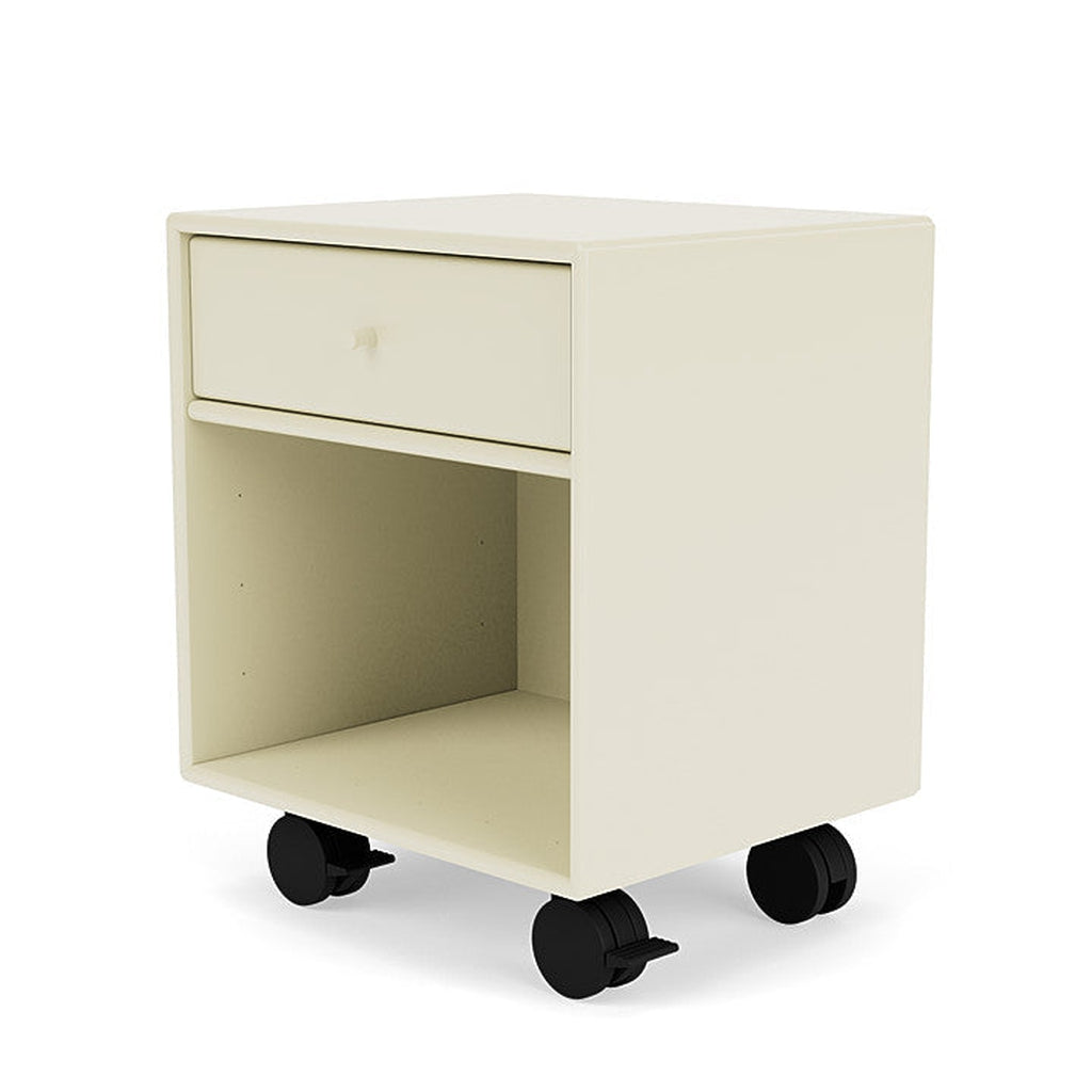 [product_category]-Montana Dream Nightstand With Castors, Vanilla White-Montana Furniture-5714322205375-000DREAM-150-05-MON-1