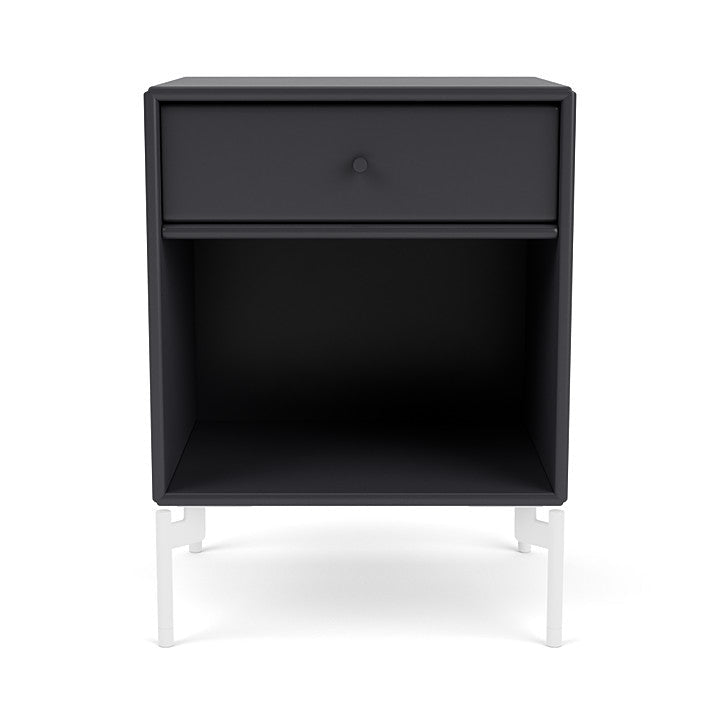 [product_category]-Montana Dream Nightstand With Legs, Anthracite/Snow White-Montana Furniture-5714322204972-000DREAM-04-02-MON-2