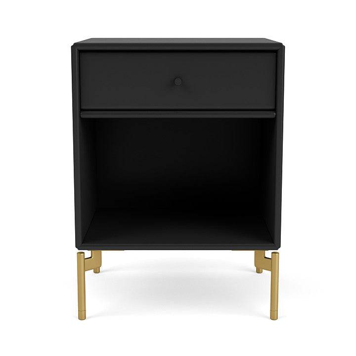 [product_category]-Montana Dream Nightstand With Legs, Black/Brass-Montana Furniture-5714322379960-000DREAM-05-09-MON-2