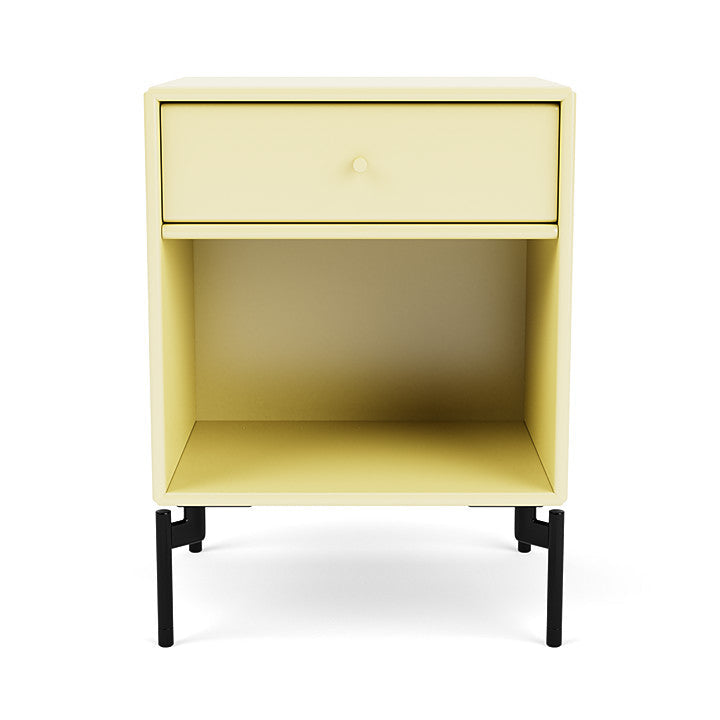 [product_category]-Montana Dream Nightstand With Legs, Camomile/Black-Montana Furniture-5714322381536-000DREAM-159-03-MON-2