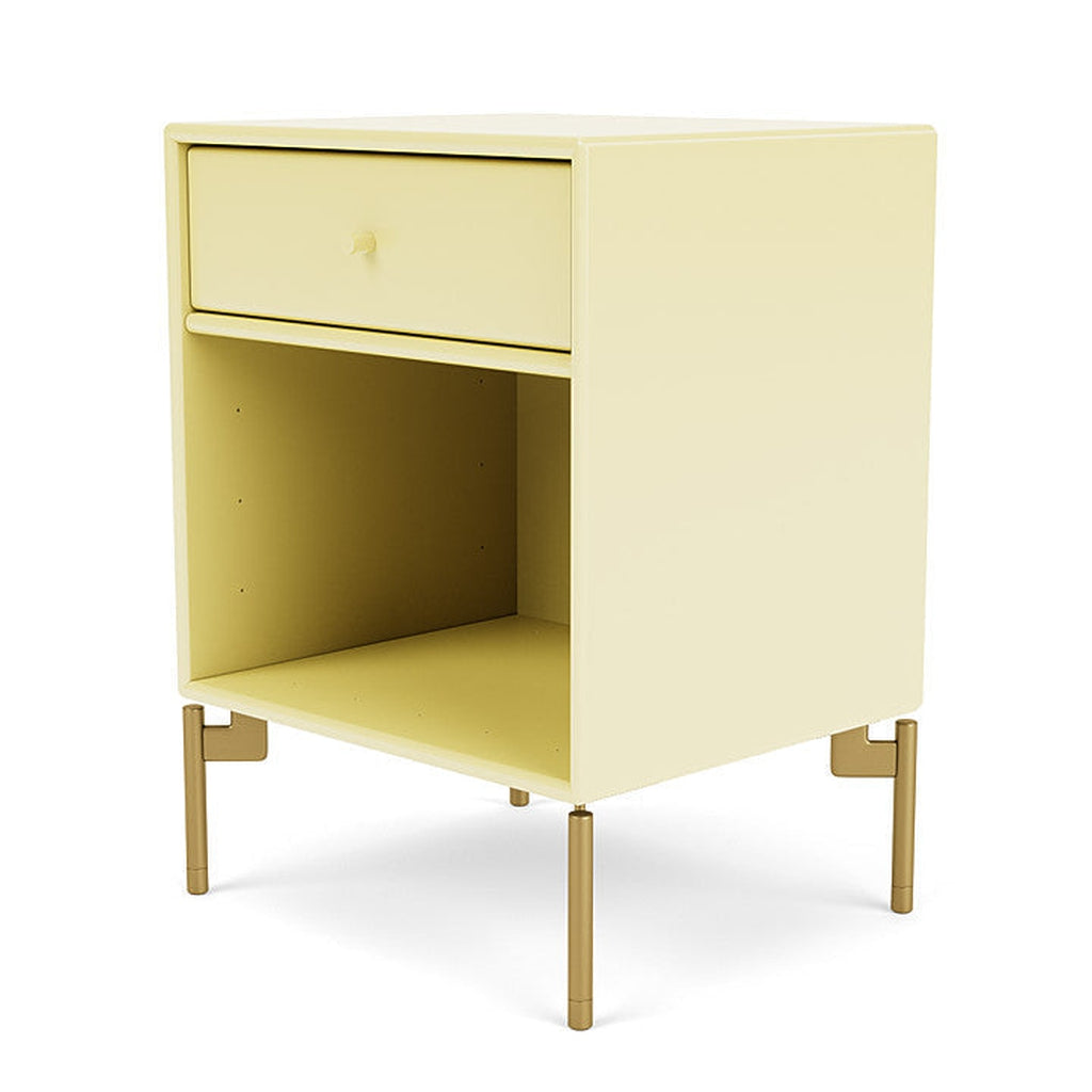 [product_category]-Montana Dream Nightstand With Legs, Camomile/Brass-Montana Furniture-5714322381581-000DREAM-159-09-MON-1