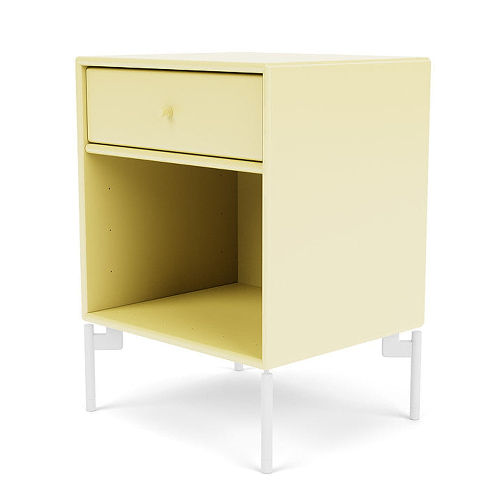 [product_category]-Montana Dream Nightstand With Legs, Camomile/Snow White-Montana Furniture-5714322381529-000DREAM-159-02-MON-1