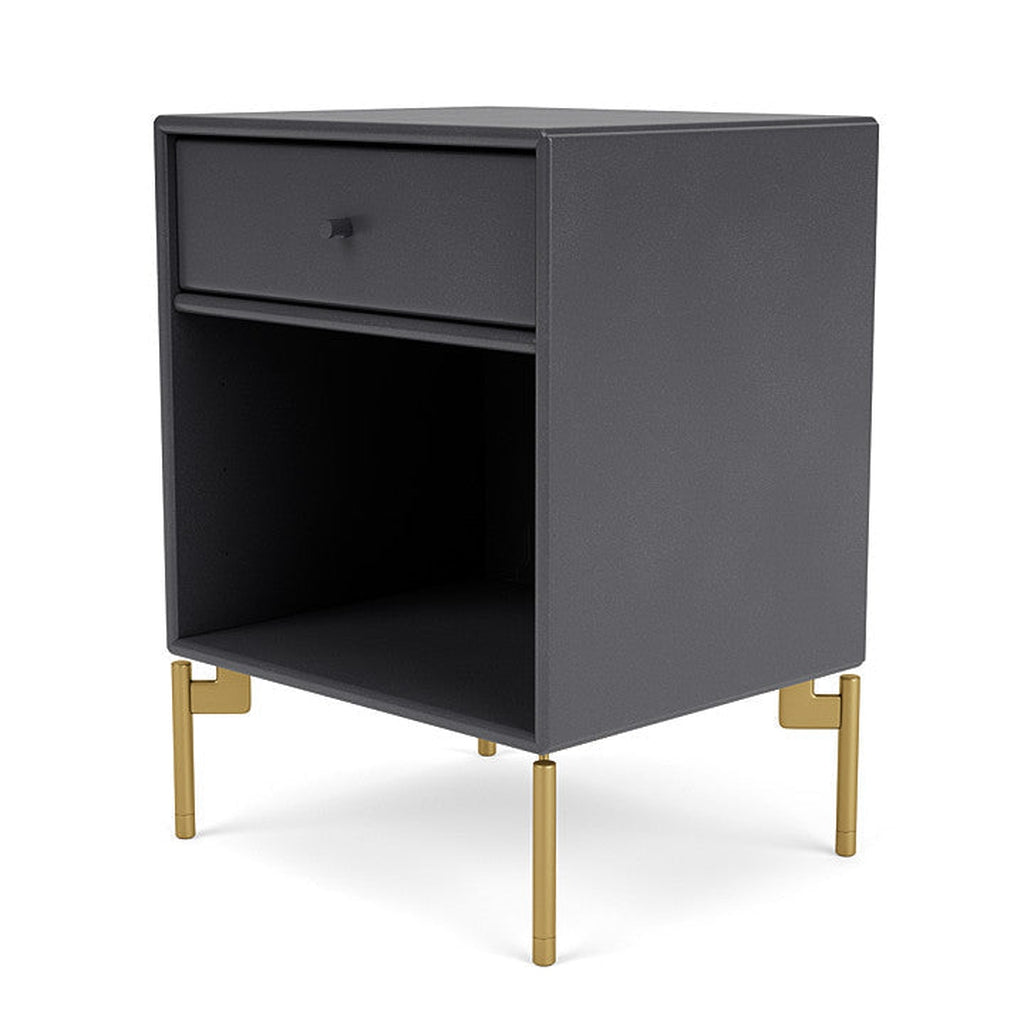 [product_category]-Montana Dream Nightstand With Legs, Carbon Black/Brass-Montana Furniture-5714322382175-000DREAM-36-09-MON-1
