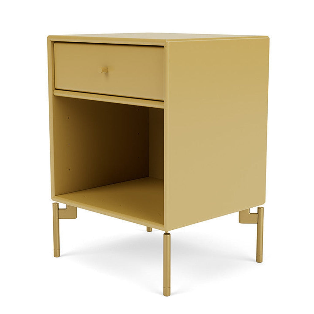 [product_category]-Montana Dream Nightstand With Legs, Cumin/Brass-Montana Furniture-5714322381468-000DREAM-157-09-MON-1