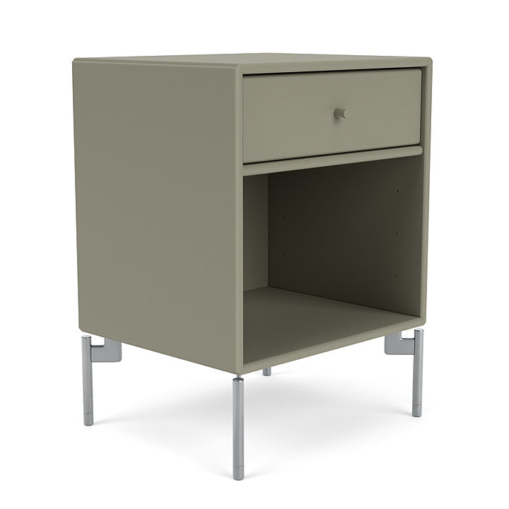 [product_category]-Montana Dream Nightstand With Legs, Fennel/Matt Chrome-Montana Furniture-5714322380560-000DREAM-144-01-MON-3