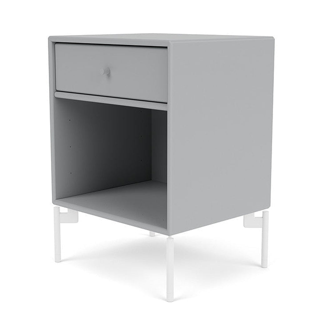 [product_category]-Montana Dream Nightstand With Legs, Fjord/Snow White-Montana Furniture-5714322379854-000DREAM-02-02-MON-1