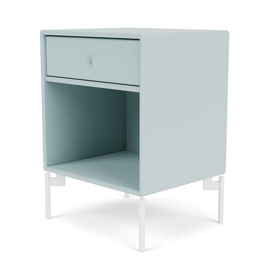 [product_category]-Montana Dream Nightstand With Legs, Flint/Snow White-Montana Furniture-5714322380874-000DREAM-148-02-MON-1