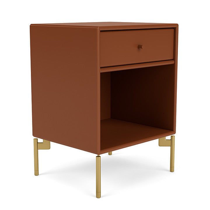 [product_category]-Montana Dream Nightstand With Legs, Hazelnut/Brass-Montana Furniture-5714322380782-000DREAM-146-09-MON-3