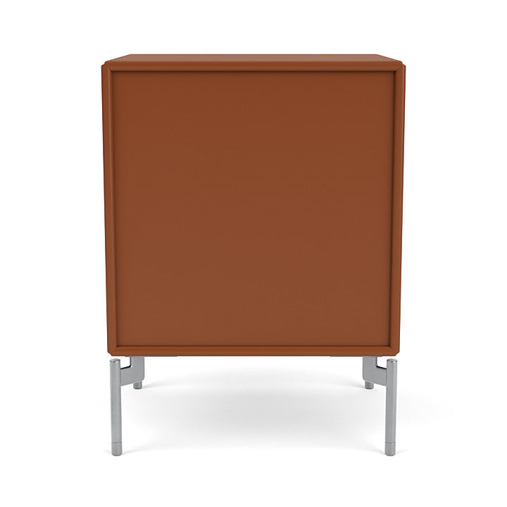 [product_category]-Montana Dream Nightstand With Legs, Hazelnut/Matt Chrome-Montana Furniture-5714322380713-000DREAM-146-01-MON-4