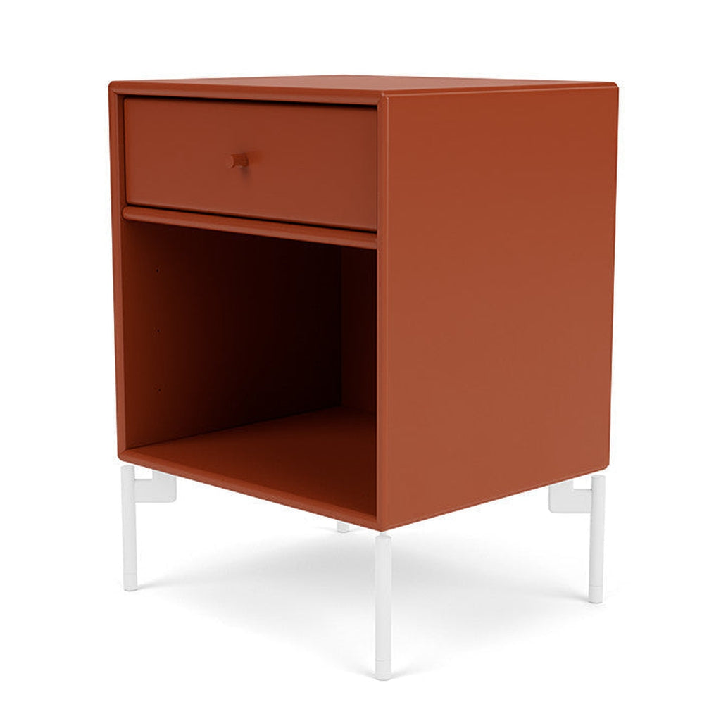 [product_category]-Montana Dream Nightstand With Legs, Hokkaido/Snow White-Montana Furniture-5714322381727-000DREAM-162-02-MON-1