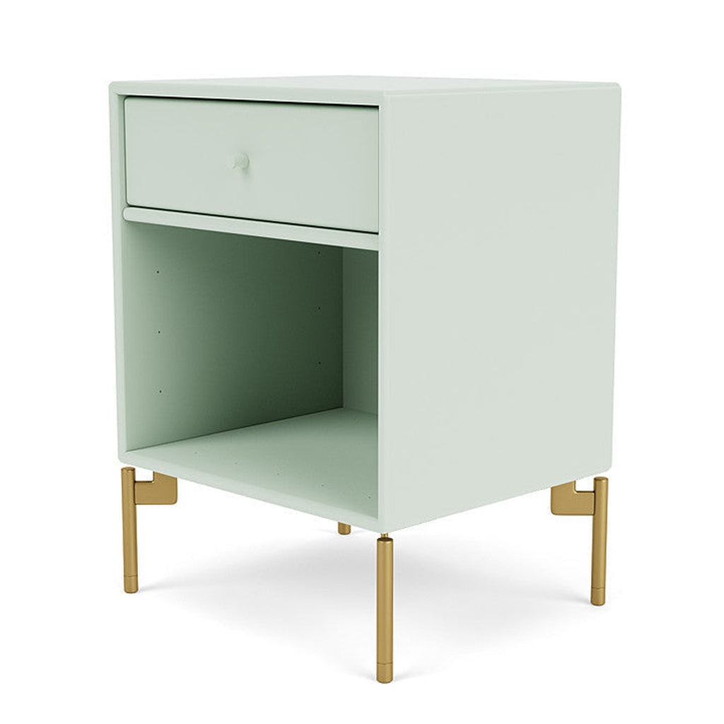 [product_category]-Montana Dream Nightstand With Legs, Mist/Brass-Montana Furniture-5714322381710-000DREAM-161-09-MON-1