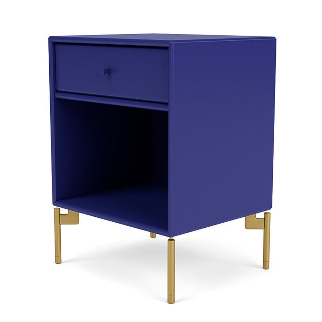 [product_category]-Montana Dream Nightstand With Legs, Monarch Blue/Brass-Montana Furniture-5714322205245-000DREAM-135-09-MON-1