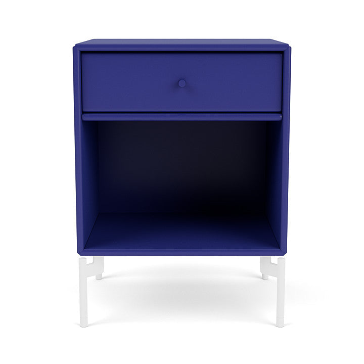[product_category]-Montana Dream Nightstand With Legs, Monarch Blue/Snow White-Montana Furniture-5714322205184-000DREAM-135-02-MON-2