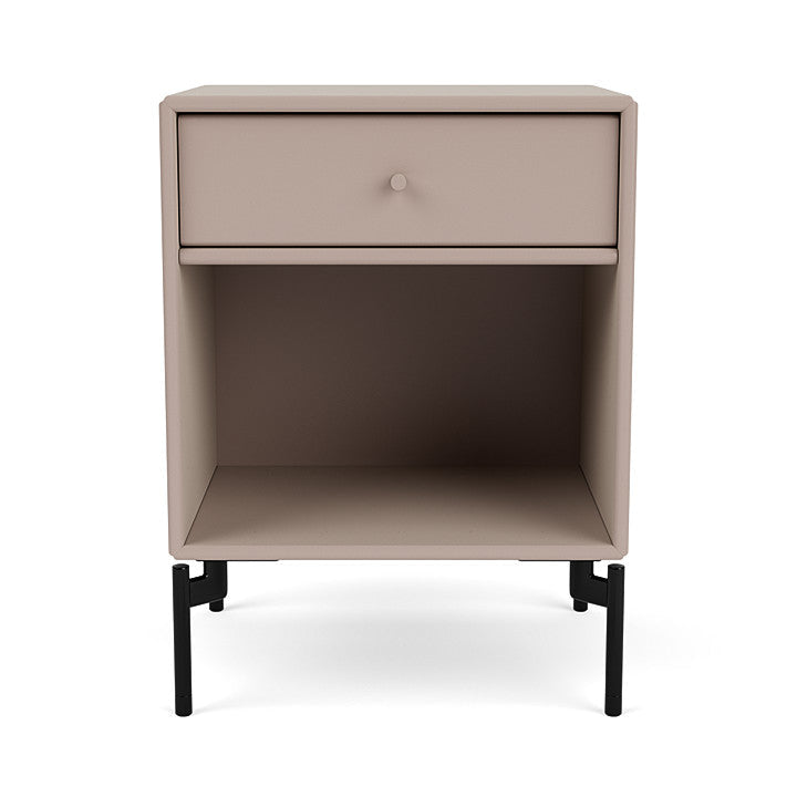 [product_category]-Montana Dream Nightstand With Legs, Mushroom Brown/Black-Montana Furniture-5714322205276-000DREAM-137-03-MON-2