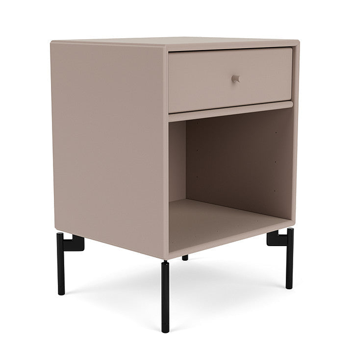 [product_category]-Montana Dream Nightstand With Legs, Mushroom Brown/Black-Montana Furniture-5714322205276-000DREAM-137-03-MON-3
