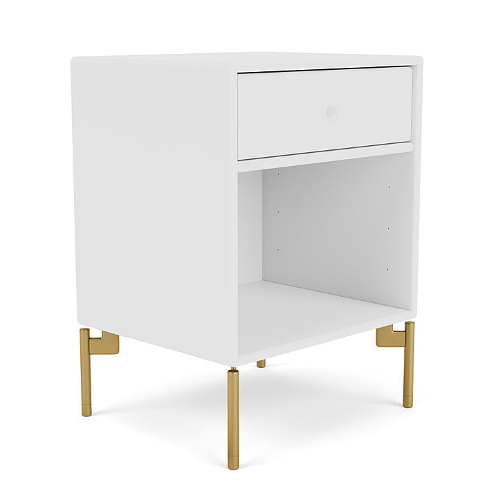 [product_category]-Montana Dream Nightstand With Legs, New White/Brass-Montana Furniture-5714322205177-000DREAM-101-09-MON-3