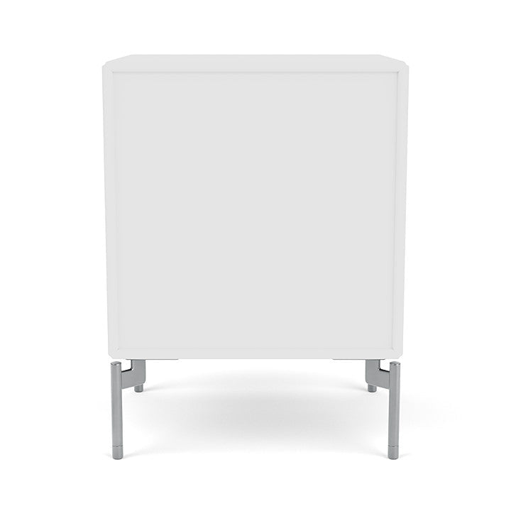 [product_category]-Montana Dream Nightstand With Legs, New White/Matt Chrome-Montana Furniture-5714322010870-000DREAM-101-01-MON-4