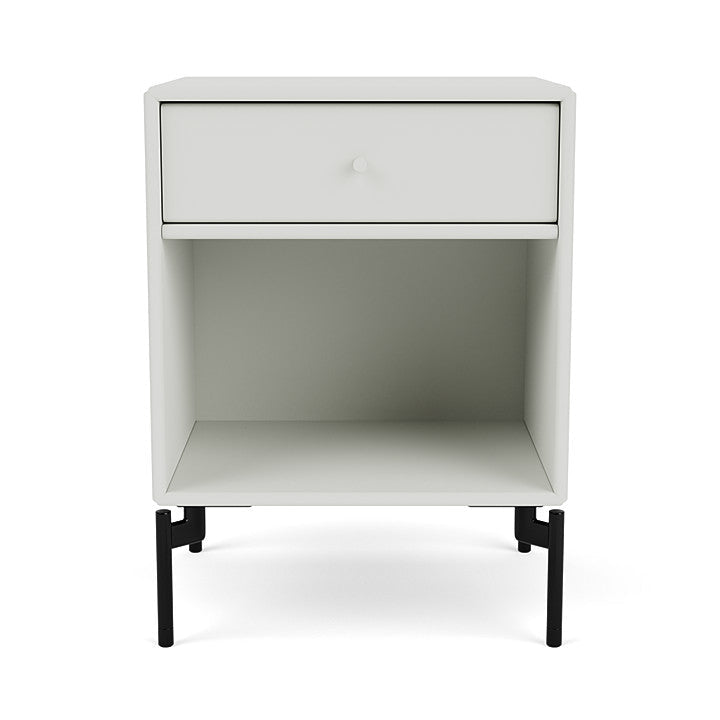 [product_category]-Montana Dream Nightstand With Legs, Nordic/Black-Montana Furniture-5714322205054-000DREAM-09-03-MON-2