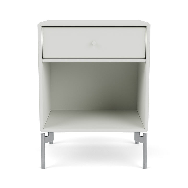 [product_category]-Montana Dream Nightstand With Legs, Nordic/Matt Chrome-Montana Furniture-5714322010863-000DREAM-09-01-MON-2