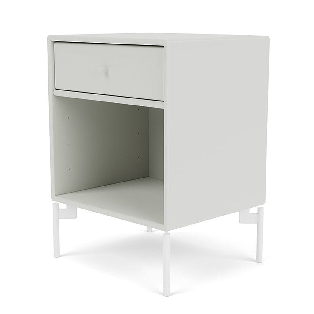 [product_category]-Montana Dream Nightstand With Legs, Nordic/Snow White-Montana Furniture-5714322205047-000DREAM-09-02-MON-1