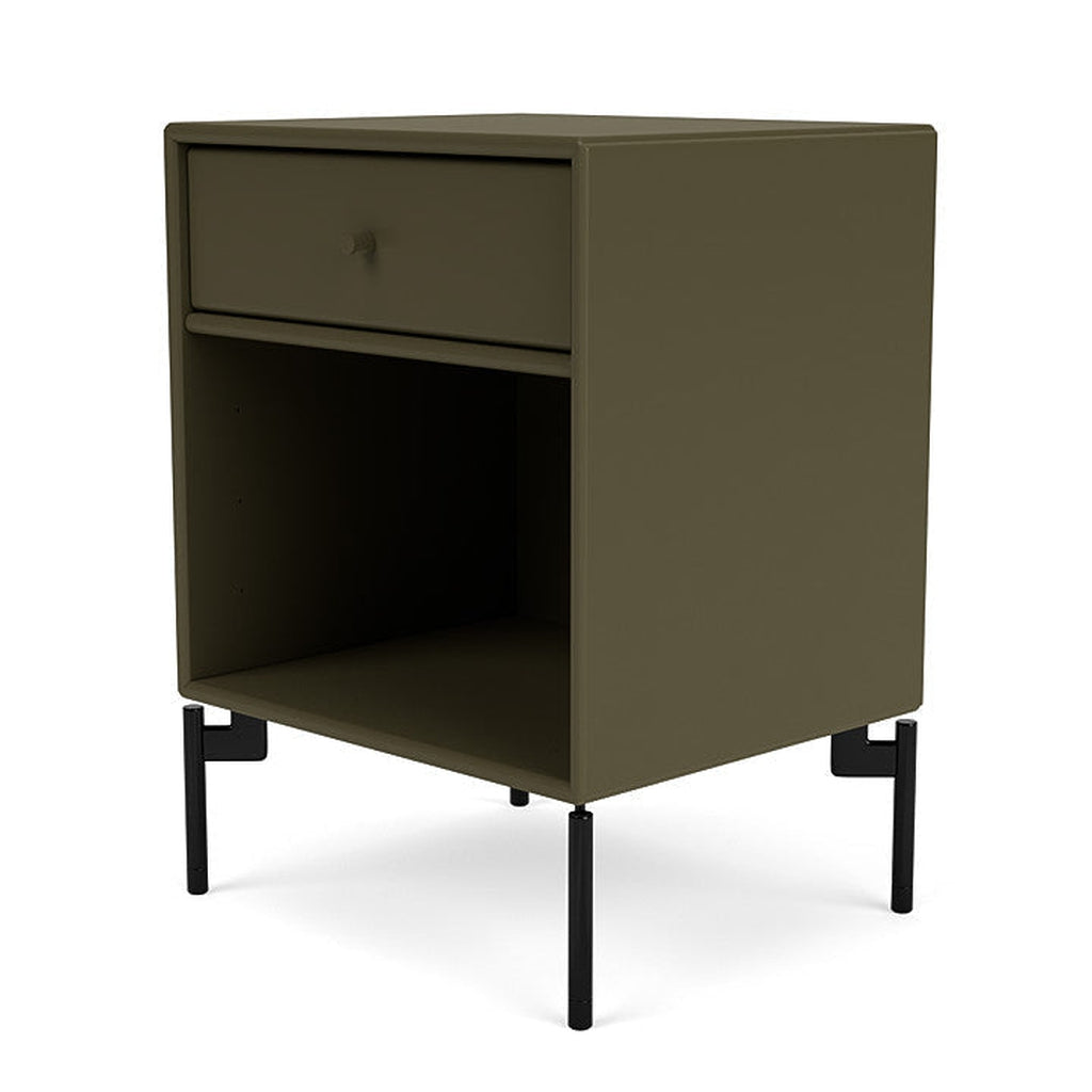 [product_category]-Montana Dream Nightstand With Legs, Oregano/Black-Montana Furniture-5714322380201-000DREAM-139-03-MON-1