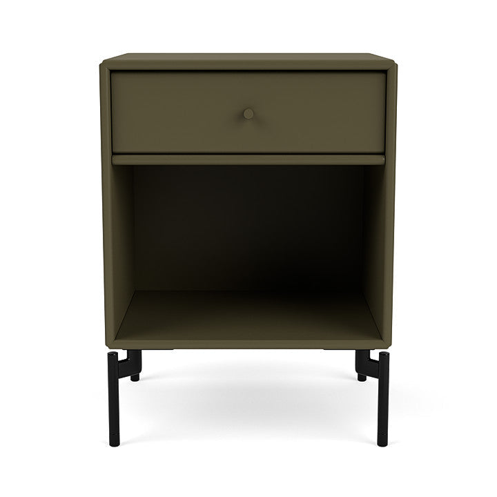 [product_category]-Montana Dream Nightstand With Legs, Oregano/Black-Montana Furniture-5714322380201-000DREAM-139-03-MON-2