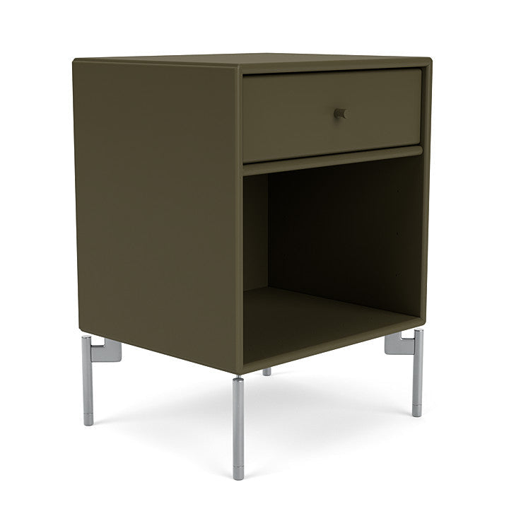 [product_category]-Montana Dream Nightstand With Legs, Oregano/Matt Chrome-Montana Furniture-5714322380188-000DREAM-139-01-MON-3