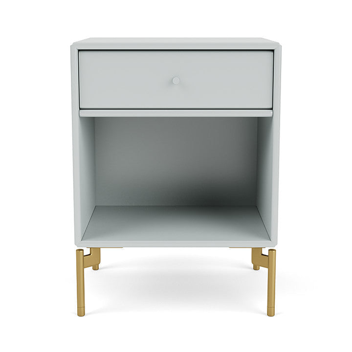 [product_category]-Montana Dream Nightstand With Legs, Oyster/Brass-Montana Furniture-5714322381406-000DREAM-156-09-MON-2