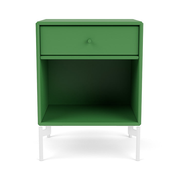 [product_category]-Montana Dream Nightstand With Legs, Parsley/Snow White-Montana Furniture-5714322381109-000DREAM-152-02-MON-2