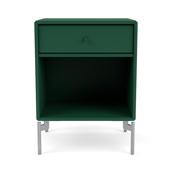 [product_category]-Montana Dream Nightstand With Legs, Pine/Matt Chrome-Montana Furniture-5714322380058-000DREAM-136-01-MON-2