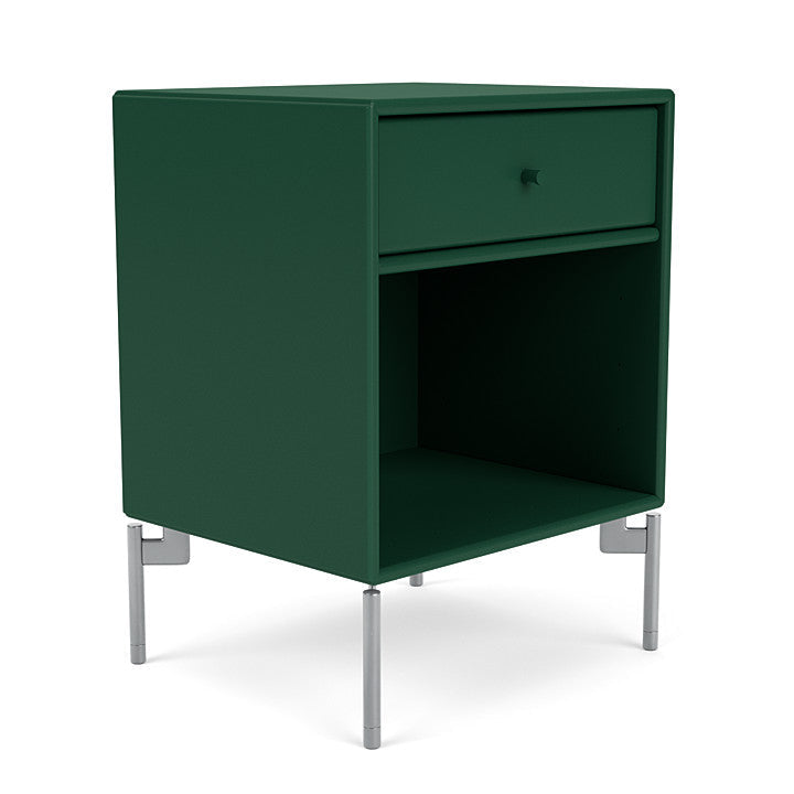 [product_category]-Montana Dream Nightstand With Legs, Pine/Matt Chrome-Montana Furniture-5714322380058-000DREAM-136-01-MON-3