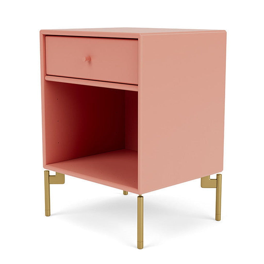 [product_category]-Montana Dream Nightstand With Legs, Rhubarb/Brass-Montana Furniture-5714322381086-000DREAM-151-09-MON-1