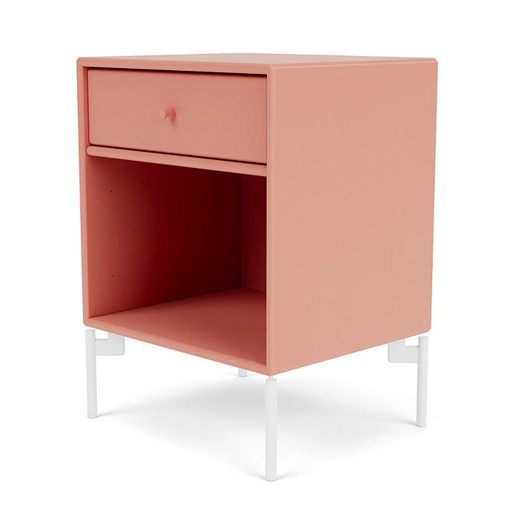 [product_category]-Montana Dream Nightstand With Legs, Rhubarb/Snow White-Montana Furniture-5714322381024-000DREAM-151-02-MON-1